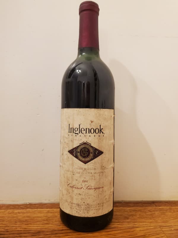 limited cask Reserve - Cabernet Sauvignon, Inglenook, Napa Valley, 1981