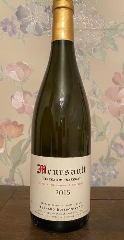 Meursault, Les Grands Charrons, Boisson Vadot, 2015