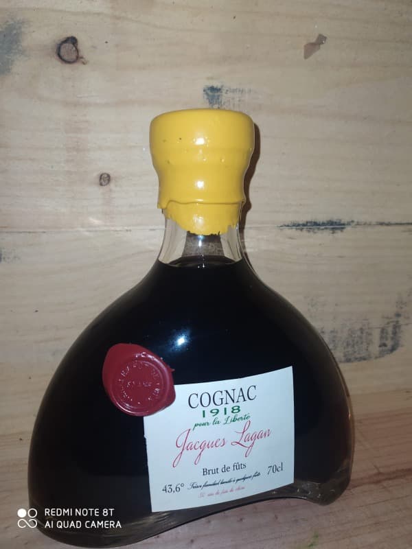 Vieilli 50 ans en fût, Jacques Lagan, Cognac, 1918