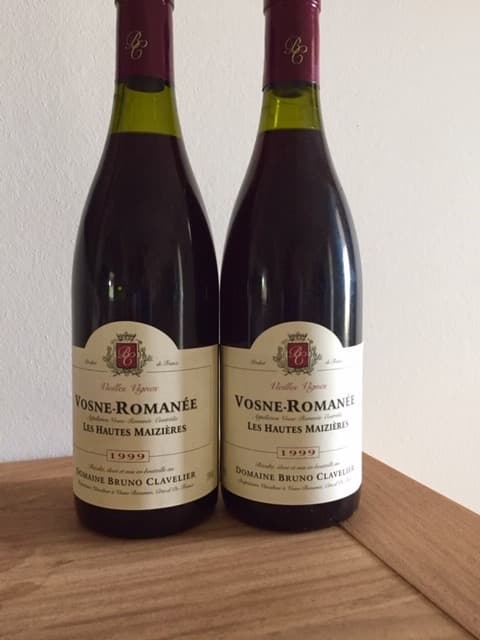 2 x Vosne-Romanée, Les Hautes Maizières, Bruno Clavelier, 1999