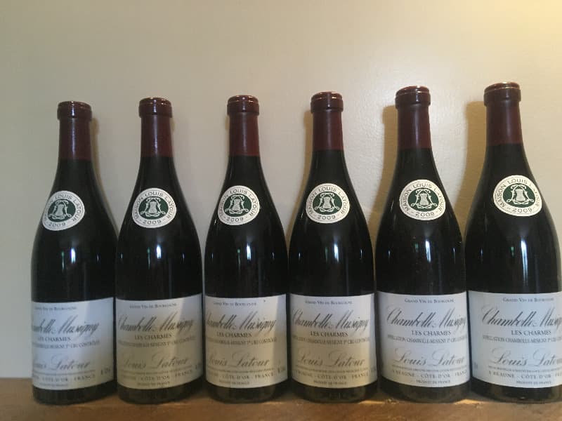 6 x Chambolle-Musigny, les Charmes, louis Latour, 2009