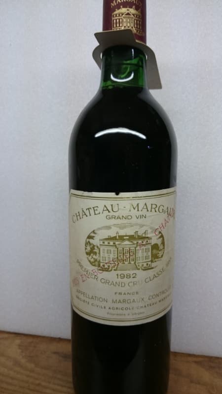 Grand Cru classé, château Margaux, Margaux, 1982