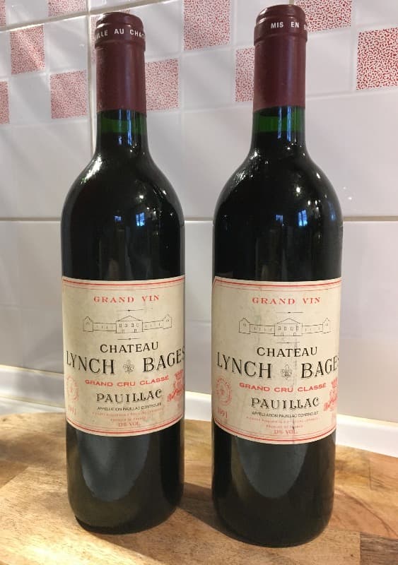 2 x LYNCH BAGES, Pauillac, 1991
