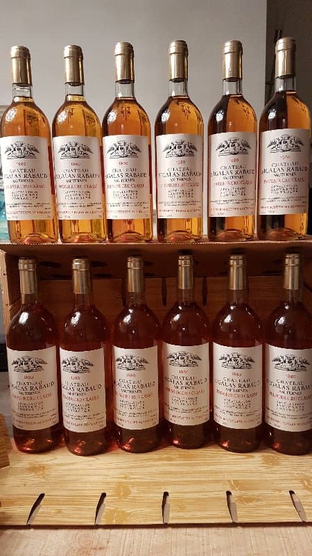 CBO/OWC 12 x château Sigalas Rabaud, Sauternes, 1980