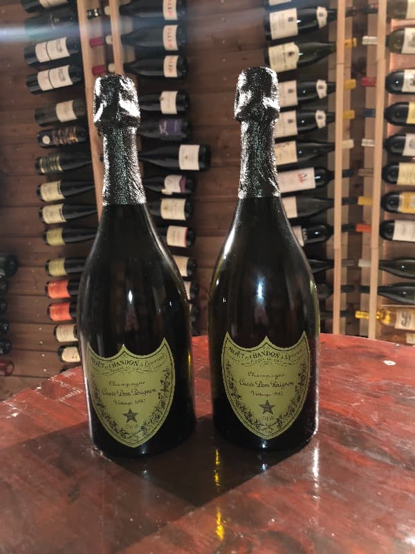 2 x Dom Pérignon, Champagne, 1990