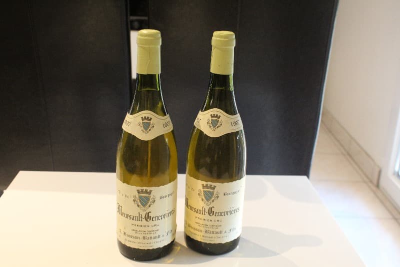 2 x Meursault, Genévrière Premier Cru, Buisson Battauld, 1997