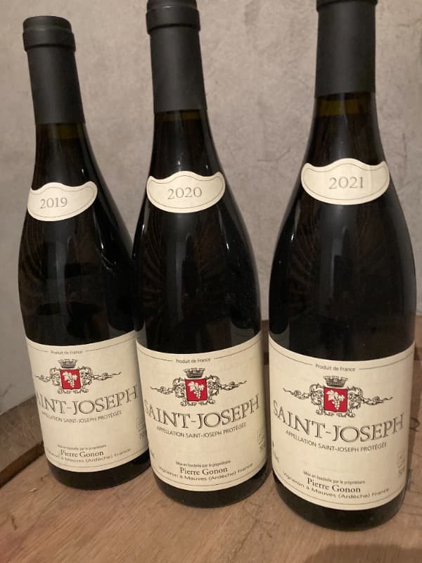 3 x Saint-Joseph, Pierre GONON, 2019,2020,2021