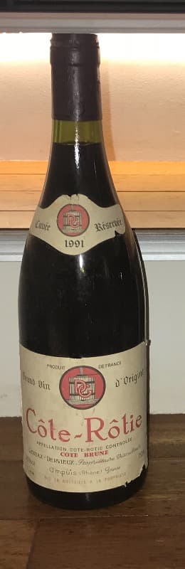 Côte-Rôtie, Côte Brune, Marius Gentaz Dervieux, 1991