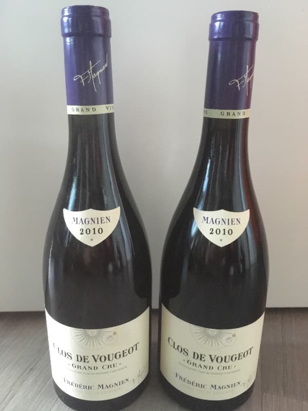Clos de Vougeot, Frédéric Magnien, 2010