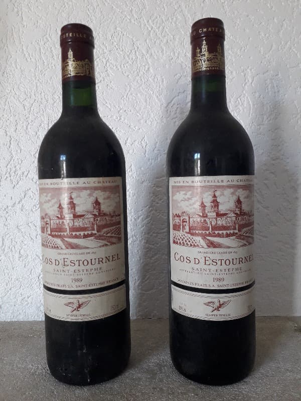 2 x Cos d'Estournel, Saint-Estèphe, 1989