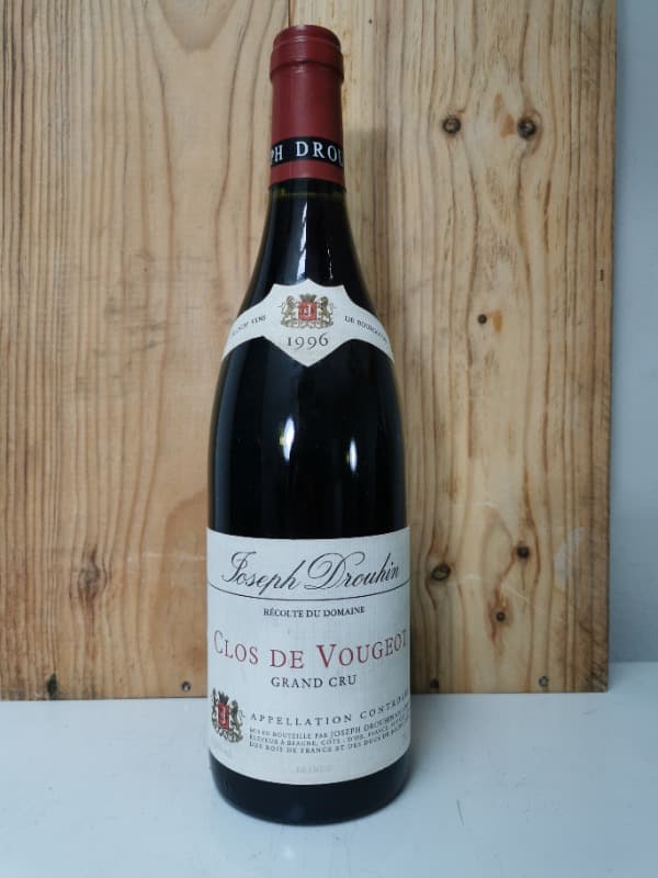 Clos de Vougeot, Grand Cru- récolte du domaine, Joseph Drouhin, 1996
