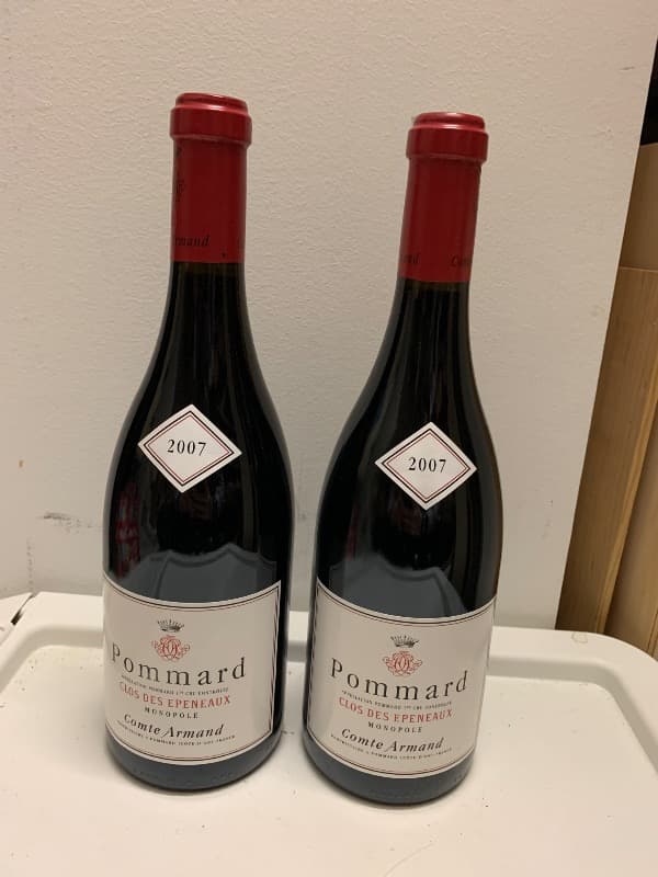 2 x Pommard, Clos des Épeneaux 1er Cru, Domaine Comte Armand, 2007