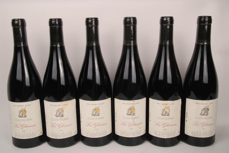 6 x Les Glorieuses, Clos Marie, Coteaux-du-Languedoc Pic-Saint-Loup, 2011