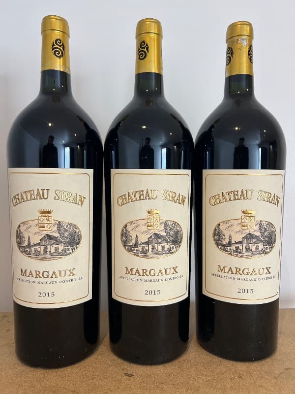 3 x Château Siran, Margaux, 2015 (Magnum)