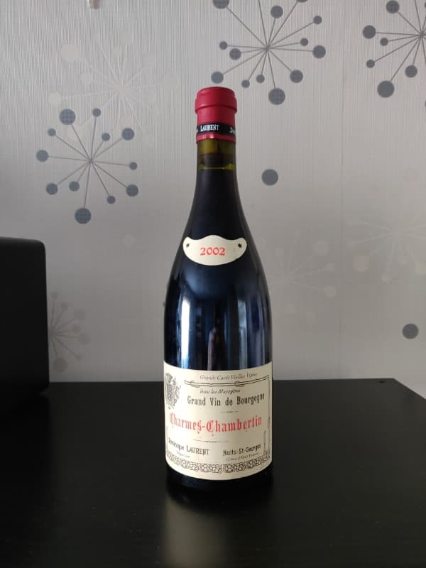 Charmes-Chambertin, grand cru vieilles vignes, Dominique Laurent, 2002