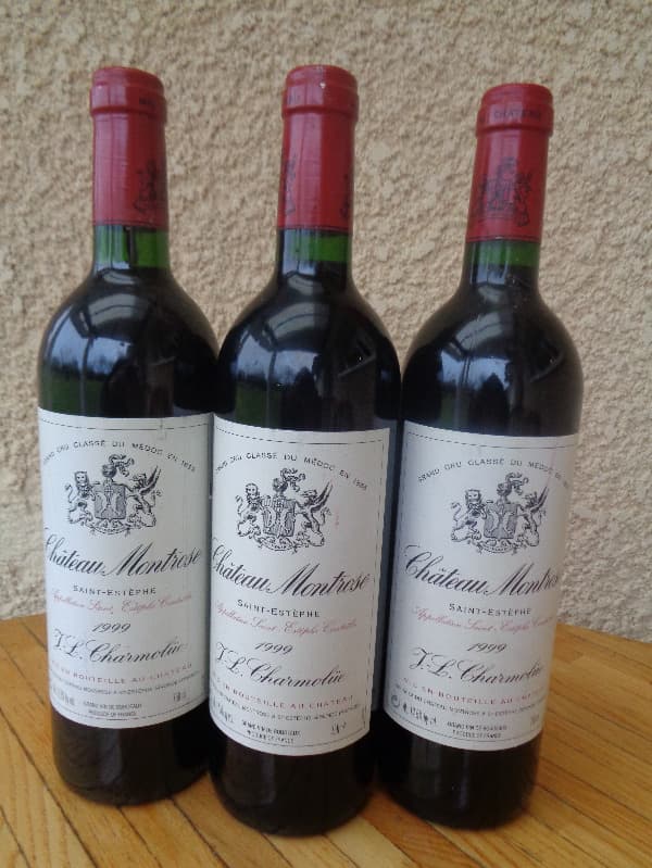 3 x Château MONTROSE, Saint-Estèphe GCC, 1999
