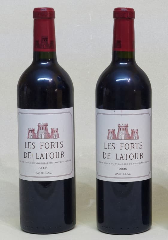 2 x Les Forts de Latour, Pauillac, 2008