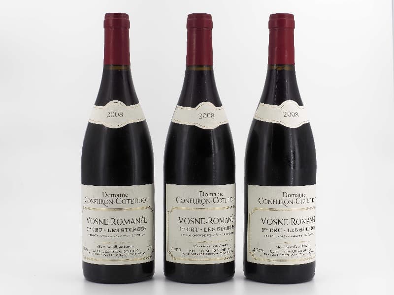 3 x Vosne-Romanée, 1er Cru - Les Suchots, Confuron-Cotetidot, 2008