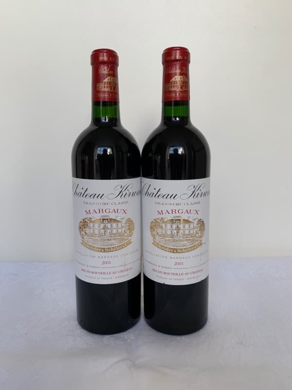 2 x Château Kirwan, Margaux, 2001
