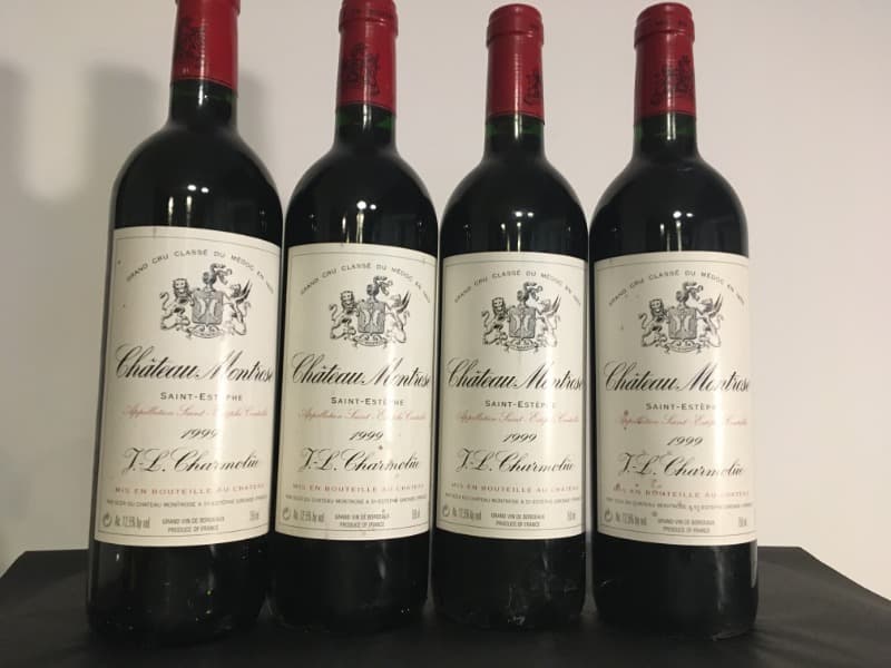 4 x grand cru classé, château Montrose, Saint-Estèphe, 1999