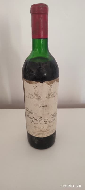 Mouton Baron Philippe de Rothschild, Médoc, 1968