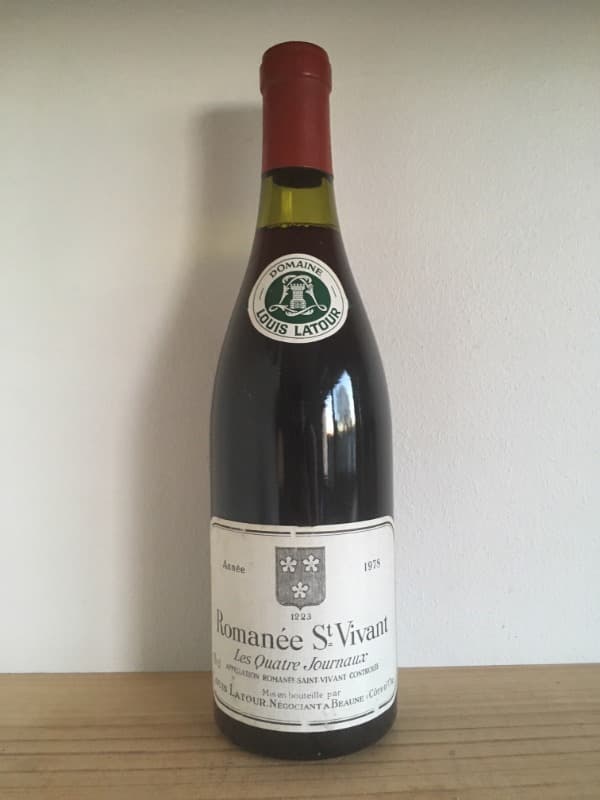 Romanée-Saint-Vivant, Les Quatre Journaux, Louis Latour, 1978