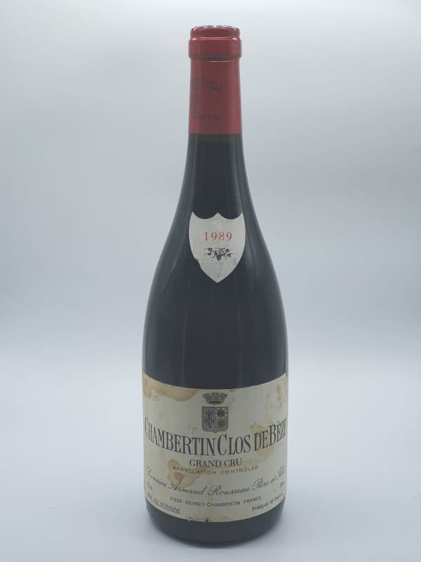 Chambertin, Grand Cru clos de Bèze, Domaine Armand Rousseau, 1989