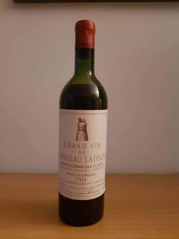 Château Latour, Pauillac, 1954