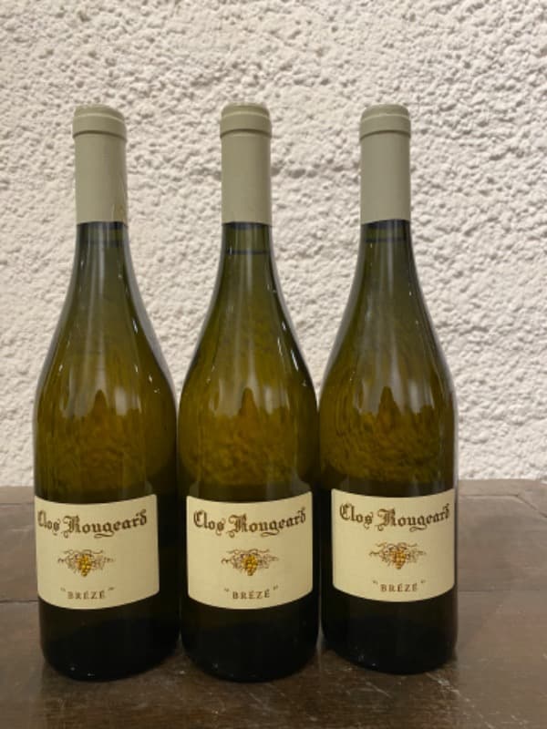 3 x Brezé, Saumur Blanc, Clos Rougeard, 1999