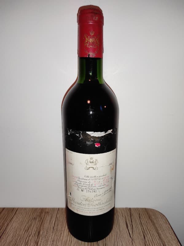 château Mouton Rothschild, Pauillac, 1961