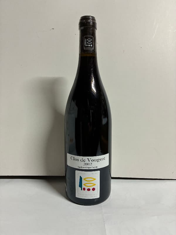 Clos de Vougeot, Prieuré Roch, 2012