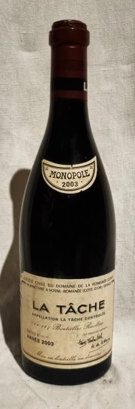 La Tache, domaine de la Romanée Conti, 2003