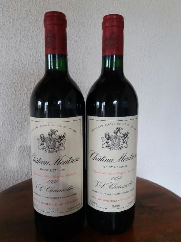 2 x Château Montrose, Saint-Estèphe, 1990