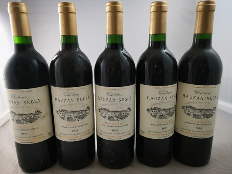 5 x Château Rauzan-Segla, Margaux, 1995