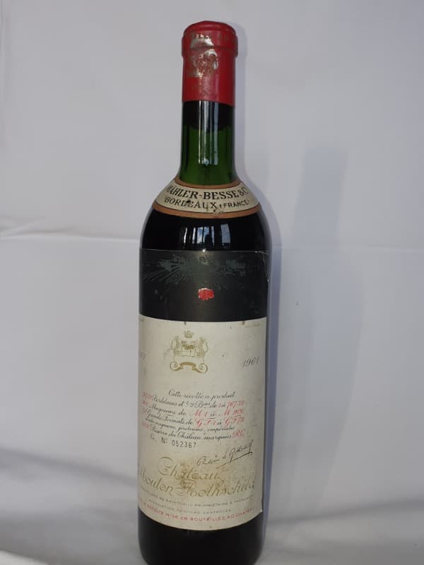 Château Mouton Rothschild, Pauillac, 1961