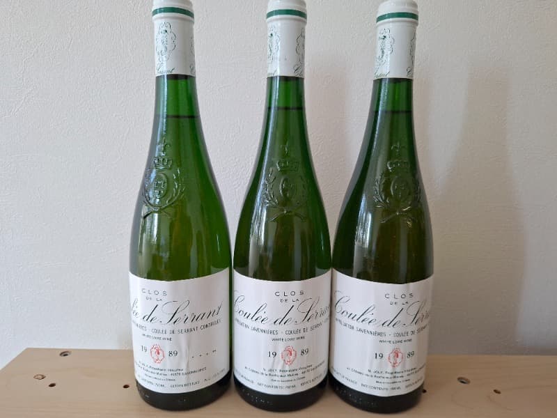 3 x Savennières, Clos de la Coulée de Serrant - N. Joly, 1989