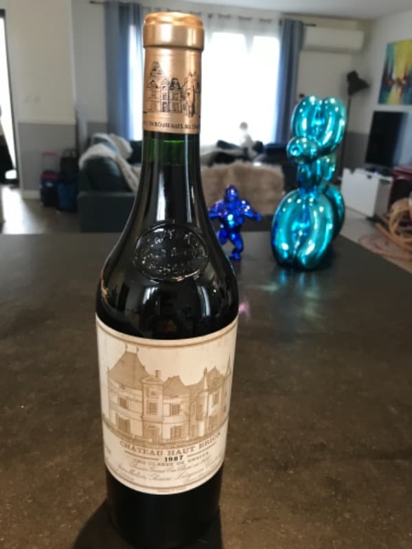 Grand cru classé, Château Haut Brion, Pessac-Léognan, 1987