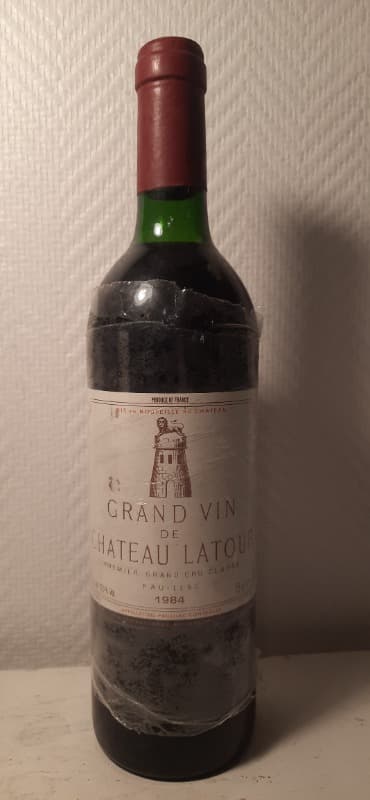 Grand Vin du Château Latour, Pauillac, 1984