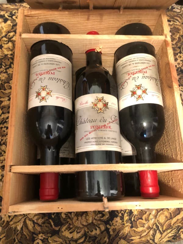 CBO/OWC 6 x Les héritiers A. De Laage, Chateau du Delias, Pomerol, 1982