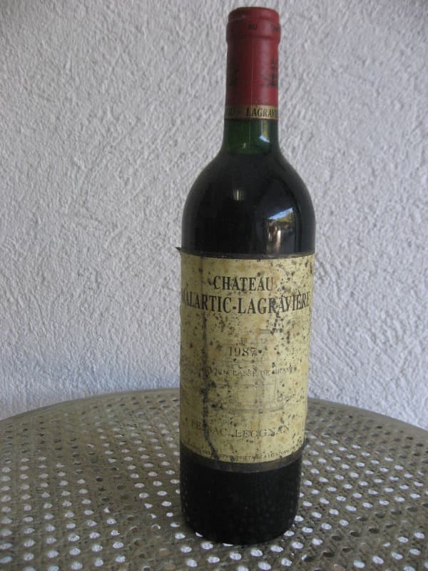 Château Malartic-la Gravière, Pessac-Léognan, 1987