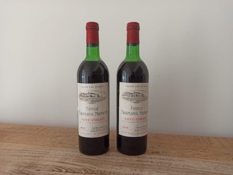 2 x Château Troplong Mondot, Saint-Émilion, 1975