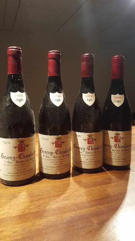 4 x Gevrey-Chambertin, Lavaux Saint Jacques, Domaine Denis Mortet, 1998