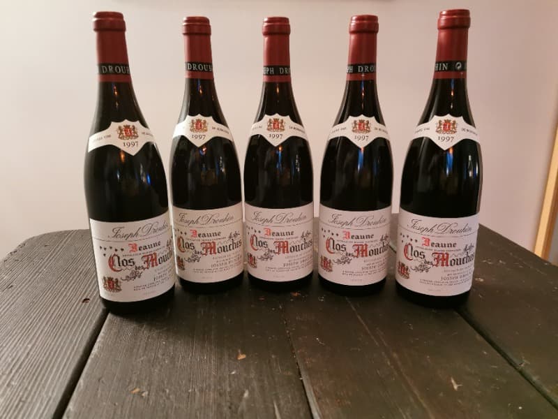 5 x Beaune, Joseph Drouhin, Clos des Mouches, 1997