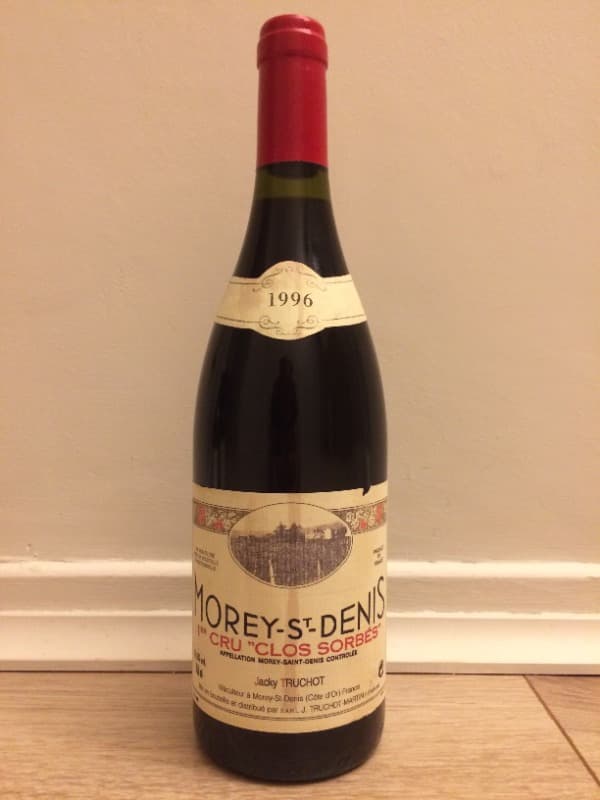 Morey-Saint-Denis, 1er cru Clos Sorbés, Jacky Truchot, 1996