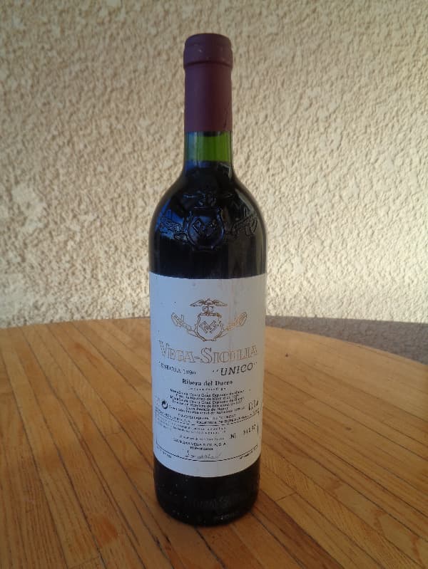 Unico, Vega Sicilia, Ribera del Duero, 1990