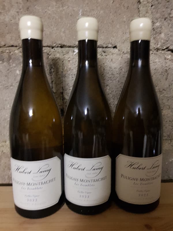 3 x Puligny-Montrachet, Les Tremblots Vieilles Vignes, Domaine Hubert Lamy, 2022