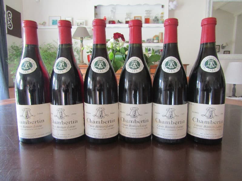 6 x Chambertin, Cuvée Héritiers Latour, Louis Latour, 1988