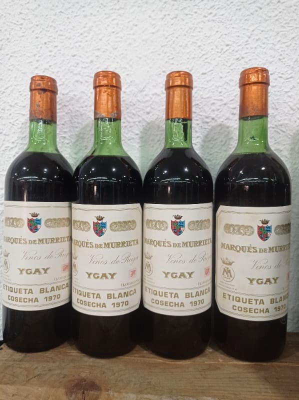 4 x Yguay Gran Reserva, Marques de Murrieta, Rioja, 1970