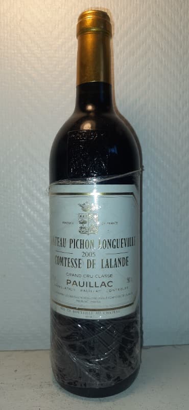 Comtesse de Lalande, château Pichon Longueville, Pauillac, 2005