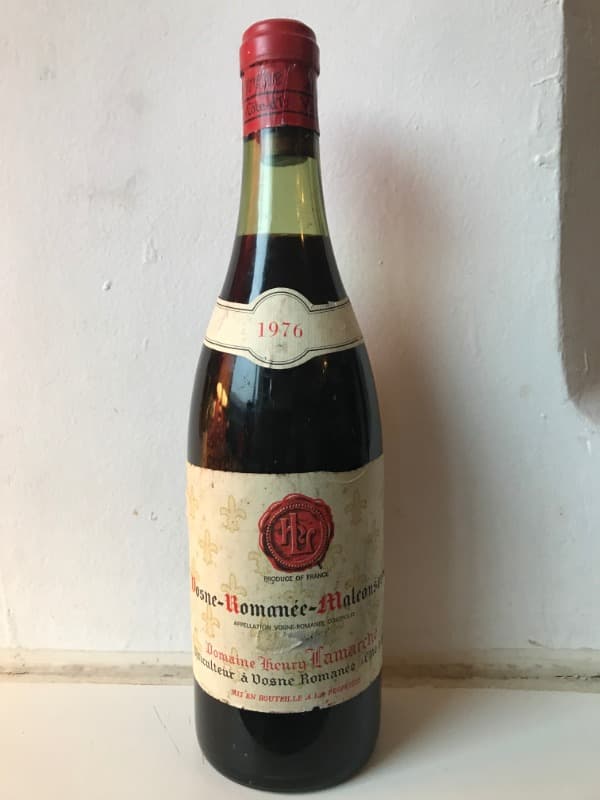 Vosne-Romanée, Malconsort, Domaine Henry Lamarche, 1976